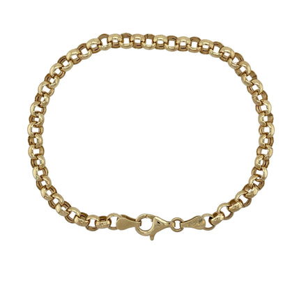9ct Gold 7.5" Belcher Bracelet