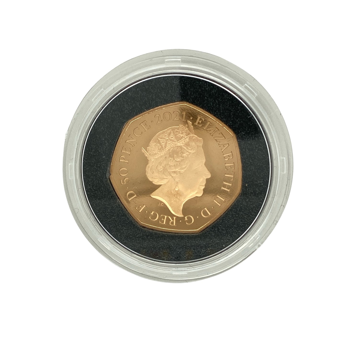 2021 Innovation of Science UK 22ct Gold 50p Gold Proof Coin