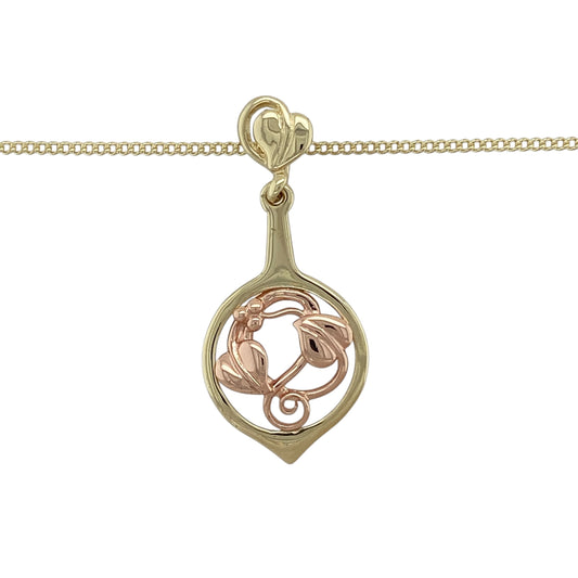 Bring symbolic elegance and warm two-tone beauty to your collection with this pre-owned 9ct yellow and rose gold Clogau Tree of Life pendant necklace—an expressive piece celebrating growth, connection, and heritage.

Design: The pendant measures 3.7cm long including the bail and features the iconic Tree of Life motif, with flowing branches and leaves crafted in yellow and rose gold. Its elongated design creates a graceful, eye-catching focal point on the neckline.