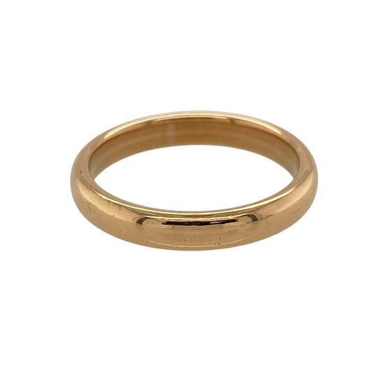 22ct Gold 3mm Wedding Band Ring