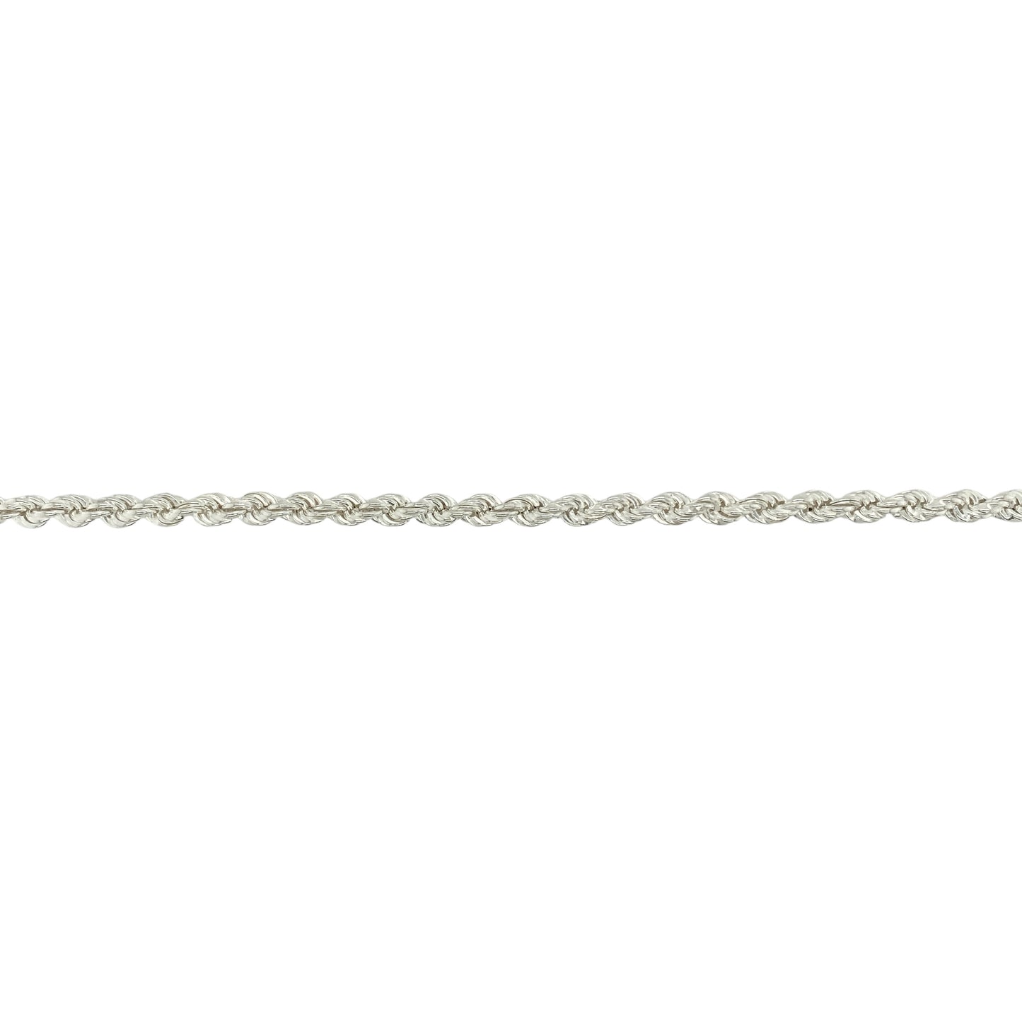 New 925 Silver 22" Rope Chain