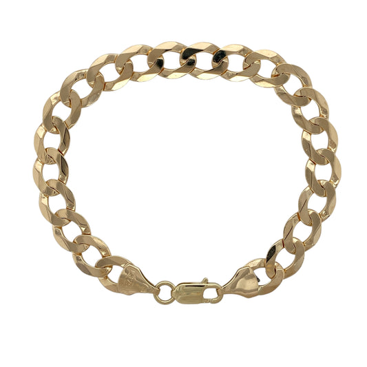 9ct Gold 8" Curb Bracelet