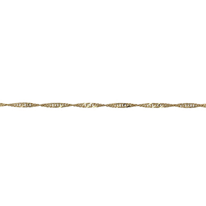 9ct Gold 18" Singapore Chain