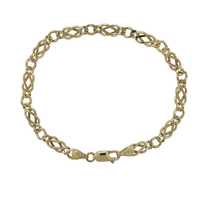 9ct Gold 7.5" Celtic Knot Bracelet