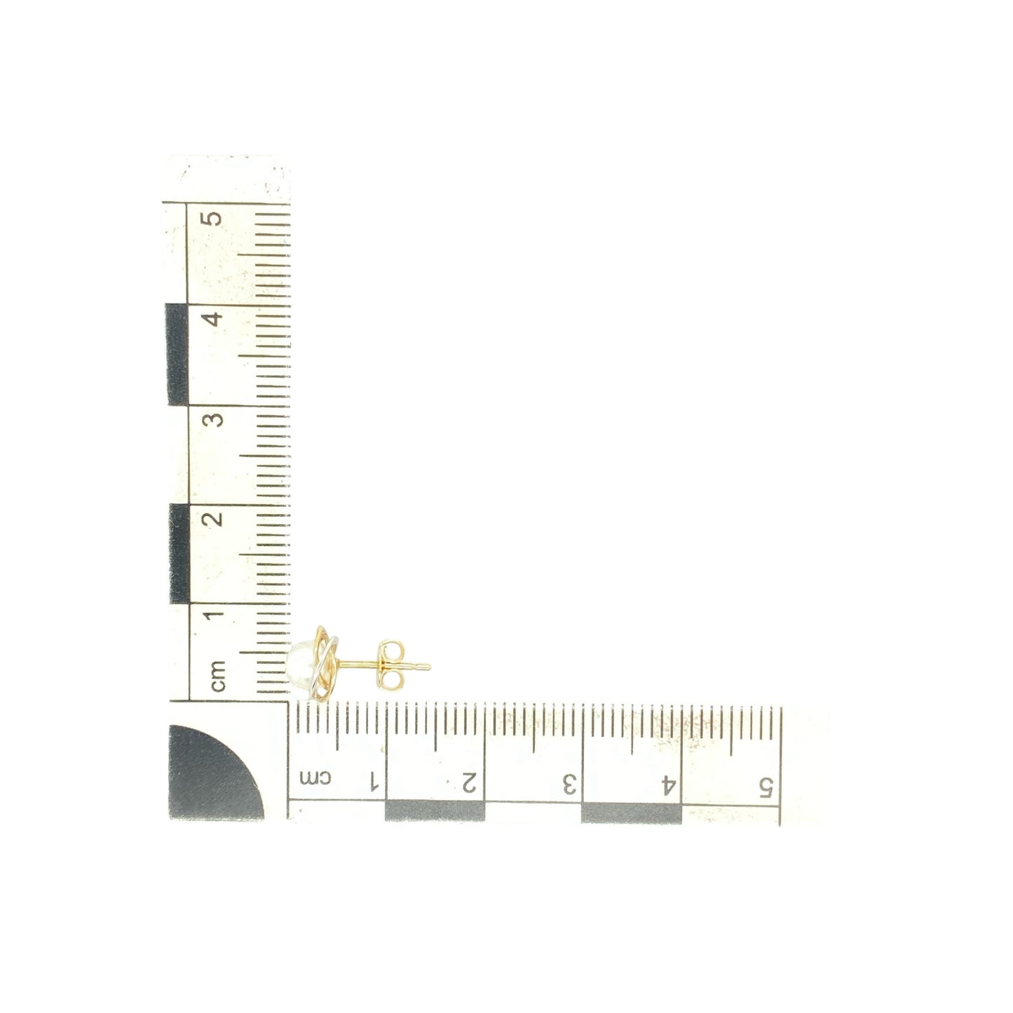 9ct Gold & Pearl Set Stud Earrings