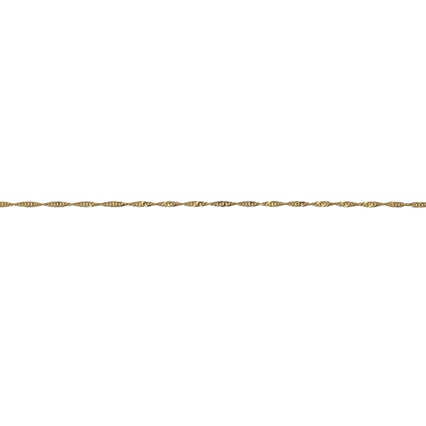 9ct Gold 18" Singapore Chain
