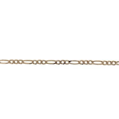 9ct Gold 19" Figaro Chain