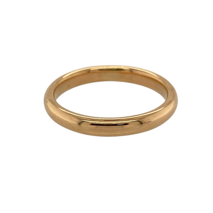 22ct Gold 3mm Wedding Band Ring
