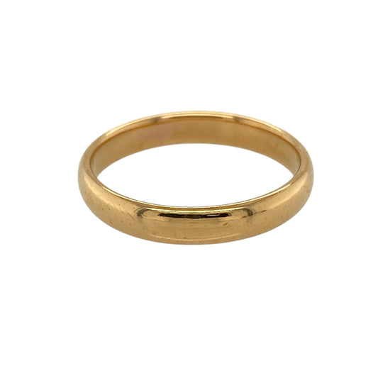 22ct Gold 4mm Wedding Band Ring