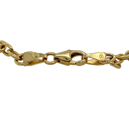 Bring vibrant colour and playful elegance to your jewellery collection with this pre-owned 9ct yellow gold and multi-coloured Murano glass style bead charm bracelet, a distinctive piece full of character and charm.

Design: This bracelet features a classic charm bracelet style adorned with multi-coloured Murano glass style beads, creating a lively and eye-catching look with beautiful variation in colour and texture.