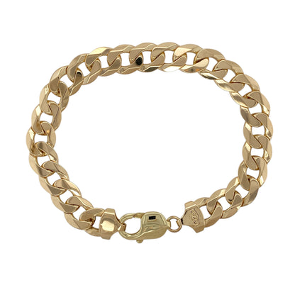 9ct Gold 8.5" Curb Bracelet