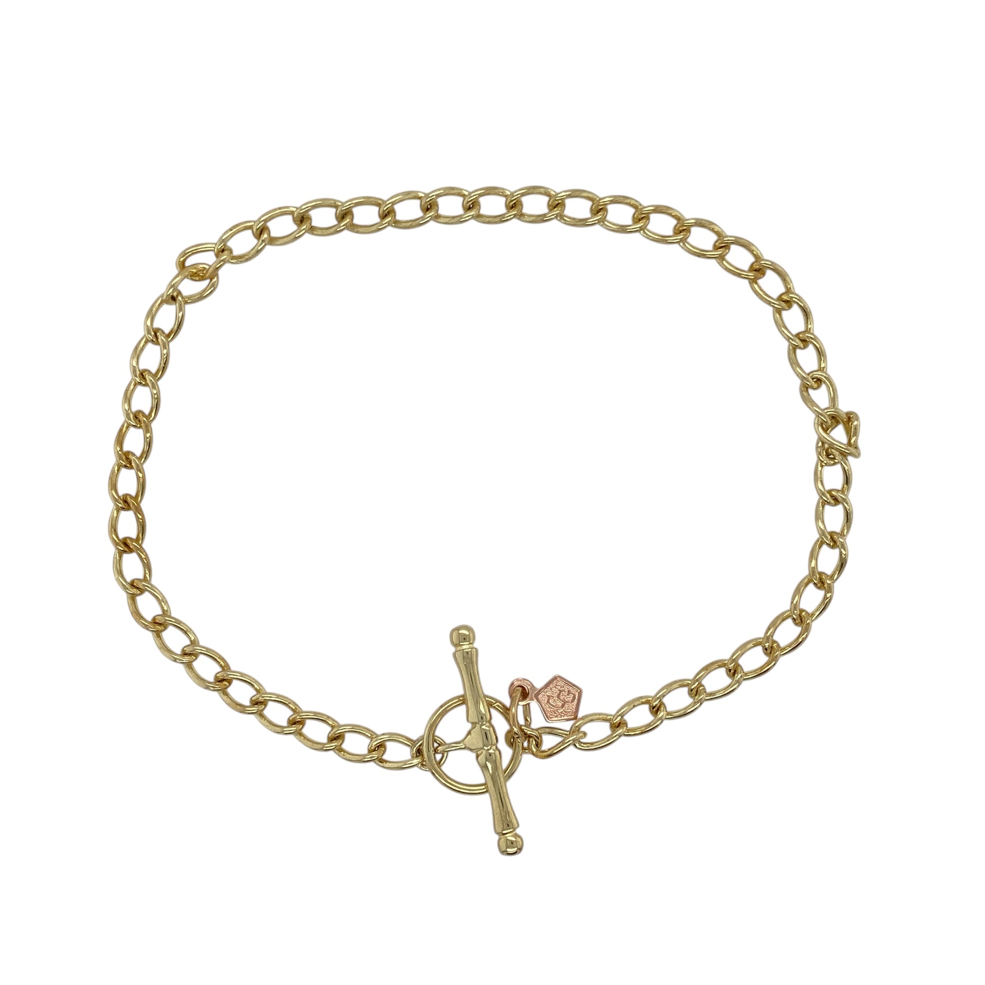 9ct Gold Clogau 9" T Bar Bracelet