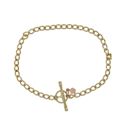 9ct Gold Clogau 9" T Bar Bracelet