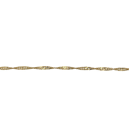 9ct Gold 18" Singapore Chain