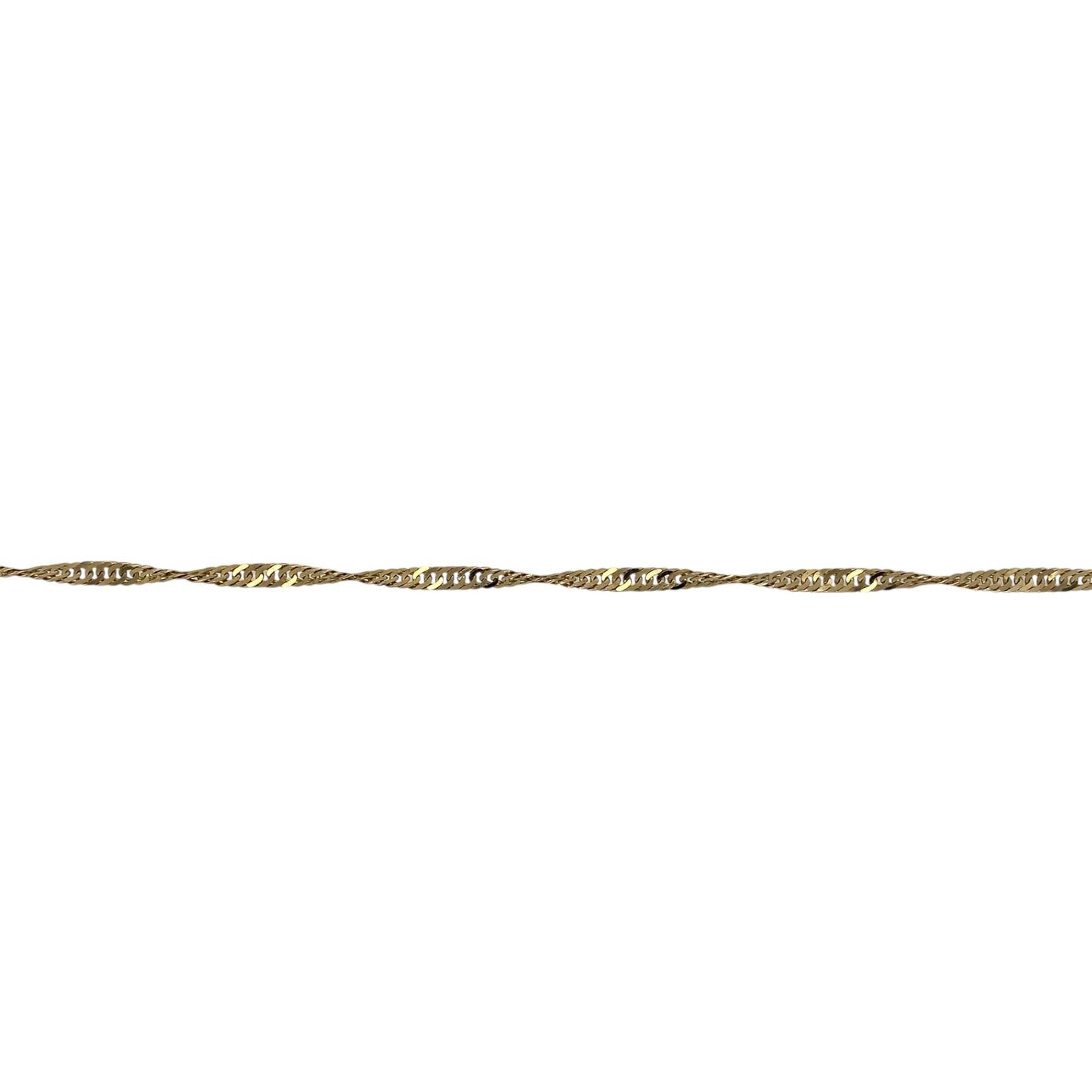 9ct Gold 30" Singapore Chain
