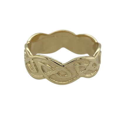9ct Gold Celtic Knot Band Ring