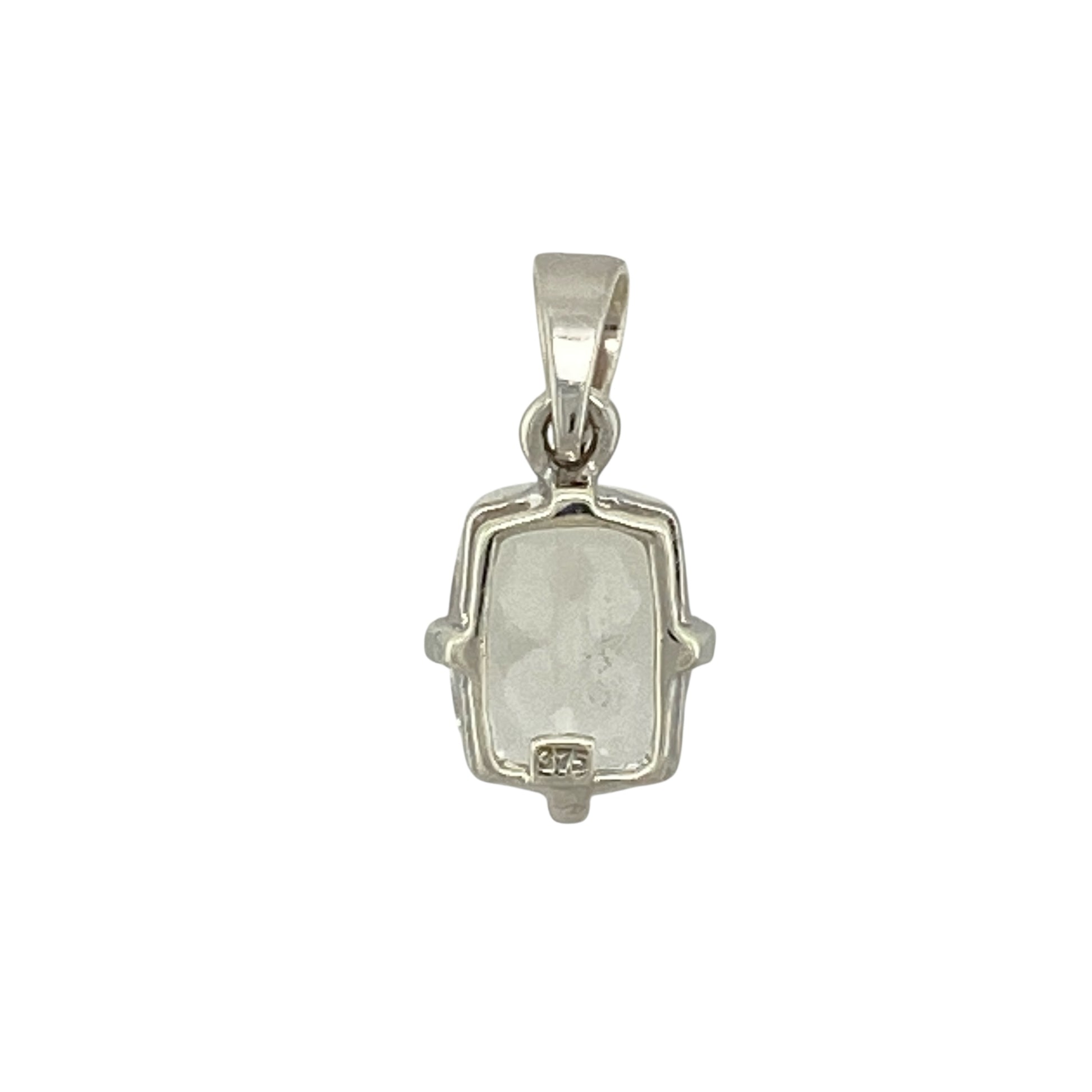 Bring clean lines and subtle sparkle to your jewellery collection with this pre-owned 9ct white gold cubic zirconia set rectangle pendant, offering a modern and elegant design—perfect for everyday wear or minimalist styling.

Design: The pendant features a rectangular shape accented with cubic zirconia, creating a sleek and refined look with understated brilliance.