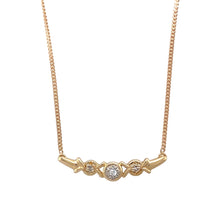 Load image into Gallery viewer, 9ct Gold &amp; Diamond Set 18&quot; Necklace
