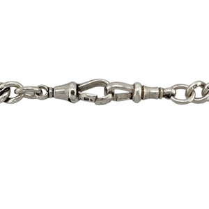 925 Silver 20" Shield Curb Chain