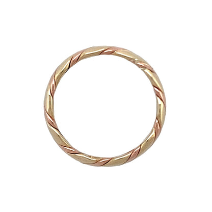 9ct Gold Clogau Twisted Band Ring