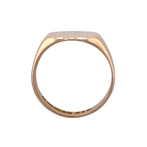 9ct Gold Polished Shield Signet Ring