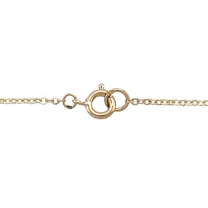 9ct Gold & Garnet Set Lovespoon 18" Necklace