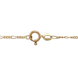 9ct Gold & Diamond Set Knot 16" Necklace