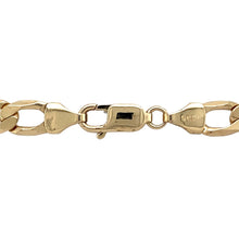 Load image into Gallery viewer, Preowned 9ct Yellow Gold 24&quot; Curb Chain with the weight 25.10 grams and link width 7mm
