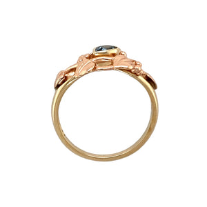 9ct Gold & Blue Topaz Clogau Tree of Life Ring