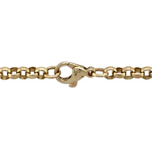 Load image into Gallery viewer, Preowned 9ct Yellow Gold 20&quot; Belcher Chain with the weight 21 grams and link width 4mm
