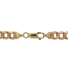 Load image into Gallery viewer, Preowned 9ct Yellow Gold 22&quot; Curb Chain with the weight 21.10 grams and link width 5mm
