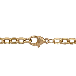 Preowned 9ct Yellow Gold 24" Belcher Chain with the weight 21.50 grams and link width 4mm