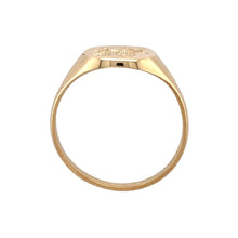 Load image into Gallery viewer, New 9ct Gold Welsh Dragon Rounded Signet Ring
