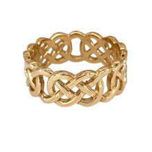 Load image into Gallery viewer, New 9ct Gold Celtic Knot Band Ring
