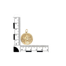 Load image into Gallery viewer, 9ct Gold Double Sided St Christopher Pendant

