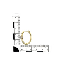 Load image into Gallery viewer, 9ct Gold Oval Creole Earrings
