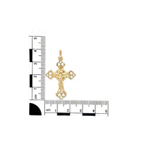 Load image into Gallery viewer, 9ct Gold Patterned Crucifix Pendant
