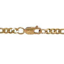 Load image into Gallery viewer, Preowned 9ct Yellow Gold 30&quot; Figaro Chain with the weight 22.30 grams and link width approximately 4mm
