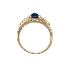 Load image into Gallery viewer, 9ct Gold &amp; Sapphire Cabochon Set Ring

