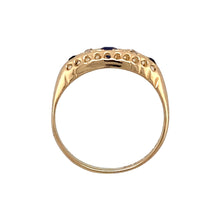 Load image into Gallery viewer, 18ct Gold Diamond &amp; Sapphire Set Antique Ring
