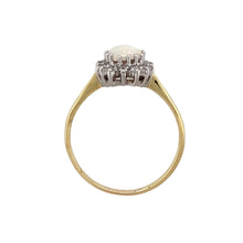 Load image into Gallery viewer, 18ct Gold Diamond &amp; Opal Set Cluster Ring

