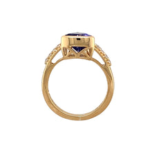 Load image into Gallery viewer, 18ct Gold Diamond &amp; Tanzanite Set Ring
