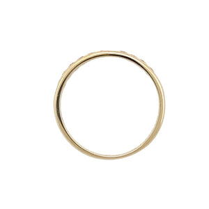 9ct Gold & Diamond Set Band Ring