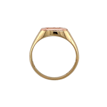 9ct Gold Clogau Welsh Dragon Signet Ring