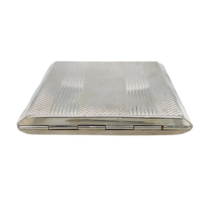 Preowned 925 Silver Patterned Wallet/Cigarette Holder with the weight 74.90 grams