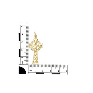 9ct Gold Celtic Cross Pendant