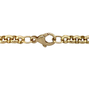 Preowned 9ct Yellow Gold 20" Belcher Chain with the weight 41.60 grams and link width 5mm