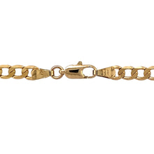 Load image into Gallery viewer, Preowned 9ct Yellow Gold 24&quot; Curb Chain with the weight 11.10 grams and link width 4mm
