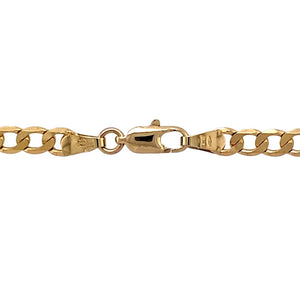 Preowned 9ct Yellow Gold 24" Curb Chain with the weight 11.10 grams and link width 4mm