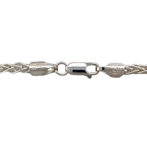 Preowned 925 Silver 30" Franco Chain with the weight 33.10 grams and link width 4mm